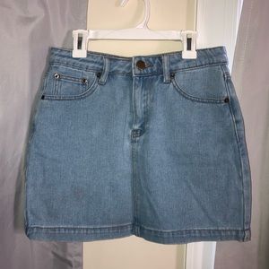 Perfect Light Denim Skirt